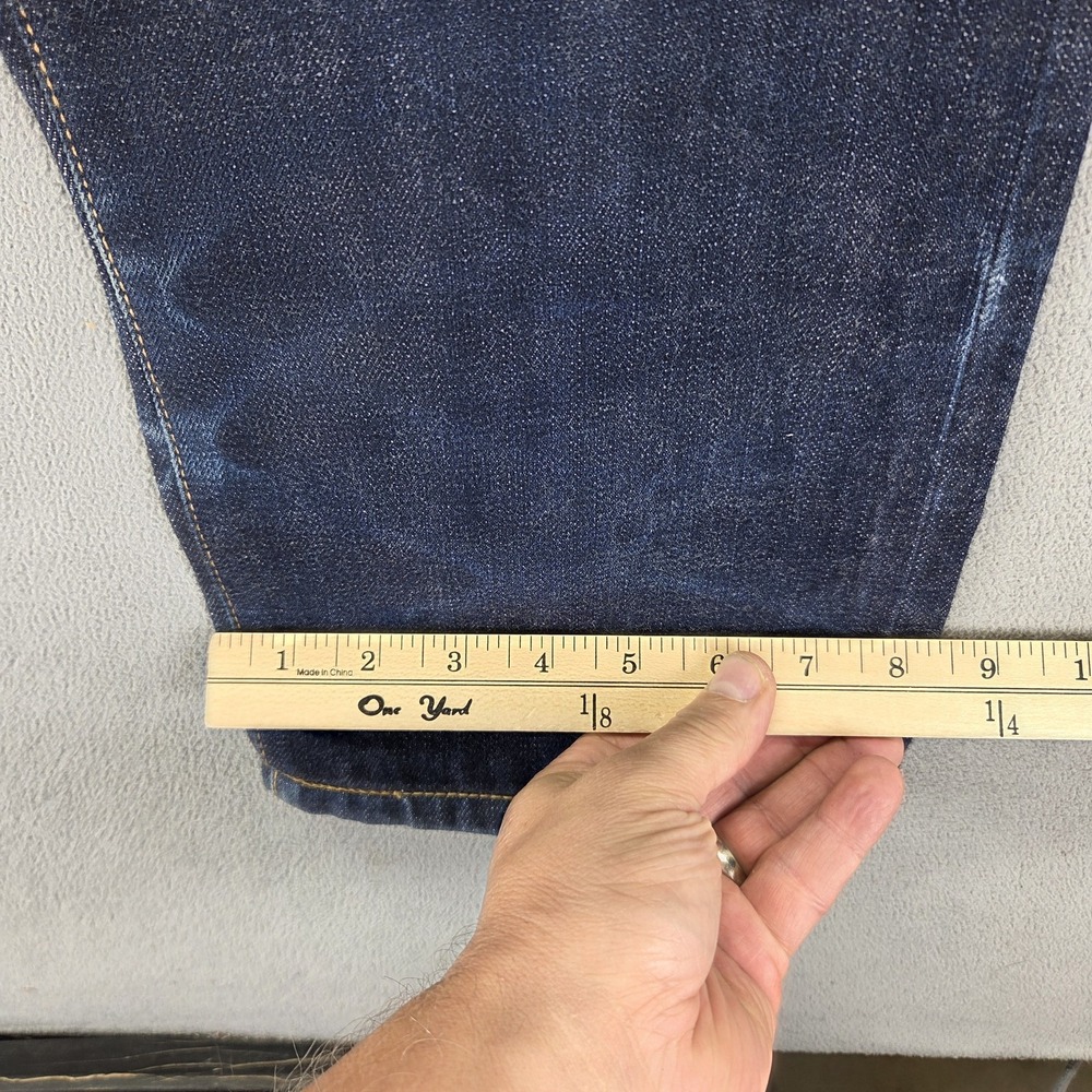 Edwin Jeans Mens 31x32 Blue Selvedge 865B Nashville Button Fly Honeycomb - Picture 5 of 16